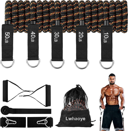 Resistance Bands for Working Out, Resistance Band Set with Handles,Multi-Weight Optional Exercise Bands,Workout Bands for Training at Home,Gym Office Outdoor Training Bands for Working Out