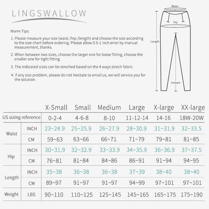 High Waist Yoga Pants - Yoga Pants with Pockets Tummy Control, 4 Ways Stretch Workout Running Yoga Leggings