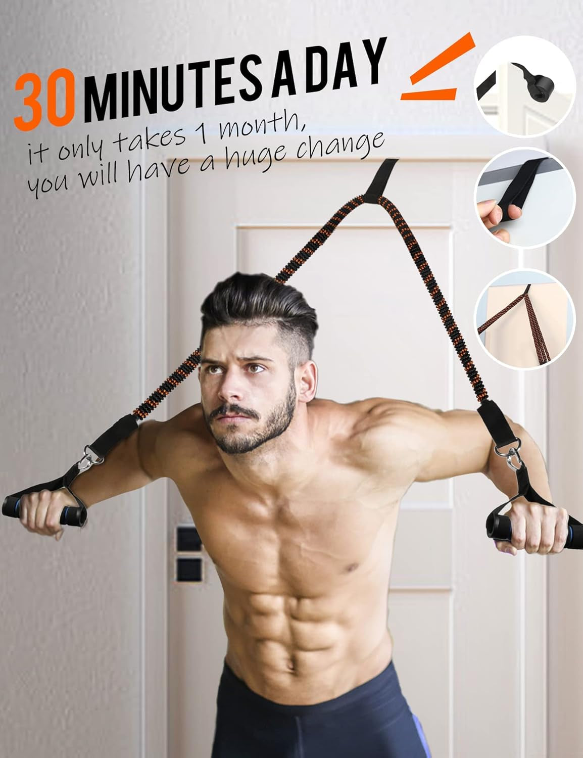 Resistance Bands for Working Out, Resistance Band Set with Handles,Multi-Weight Optional Exercise Bands,Workout Bands for Training at Home,Gym Office Outdoor Training Bands for Working Out