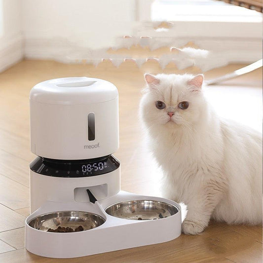 Automatic Duofeed Cat Feeder - Capsule Design